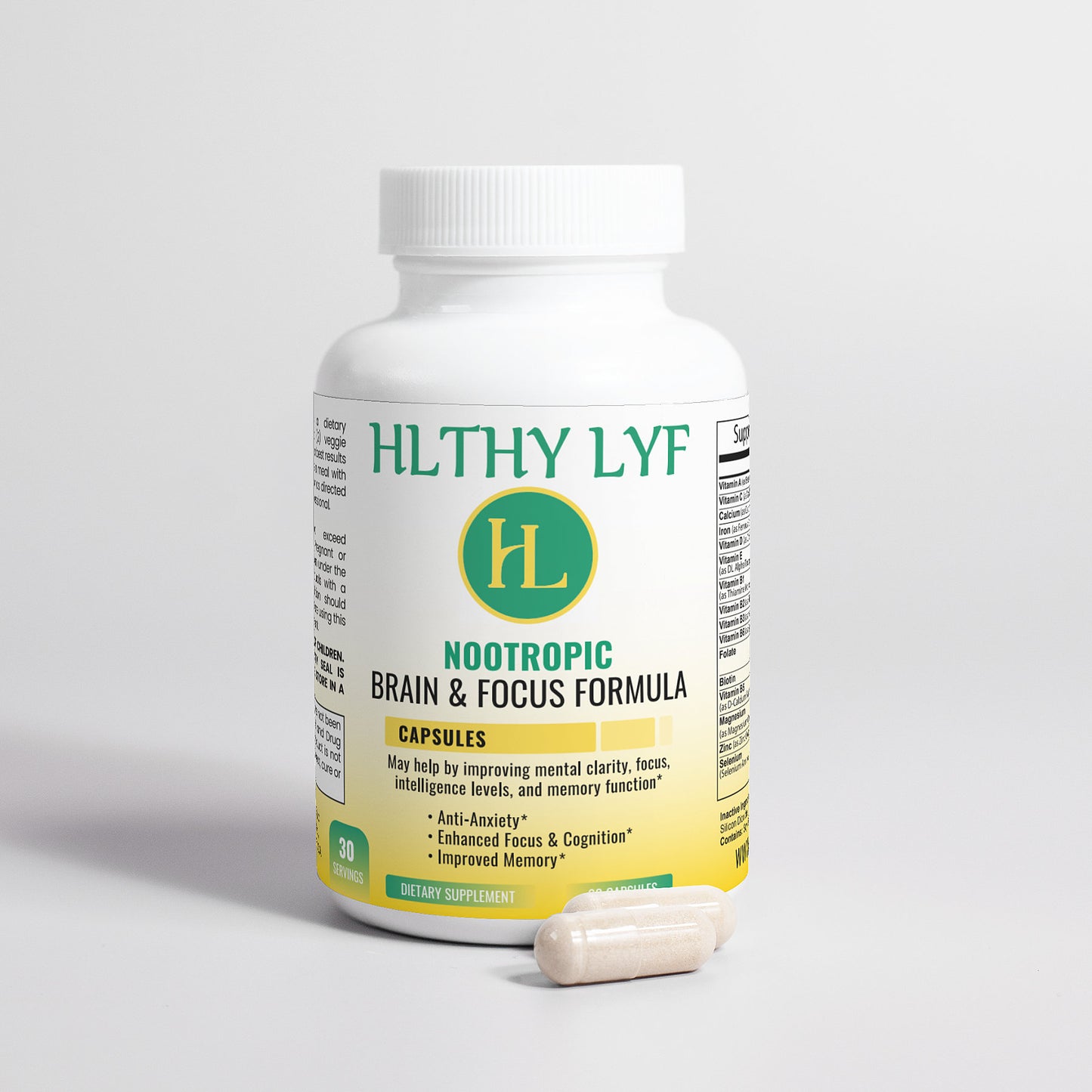 Nootropic Brain & Focus Formula