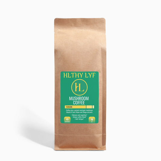 Mushroom Coffee Fusion - Lion’s Mane & Chaga 16oz